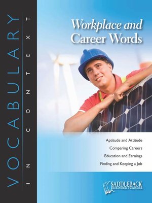cover image of Workplace and Career Words-Occupations in Demand